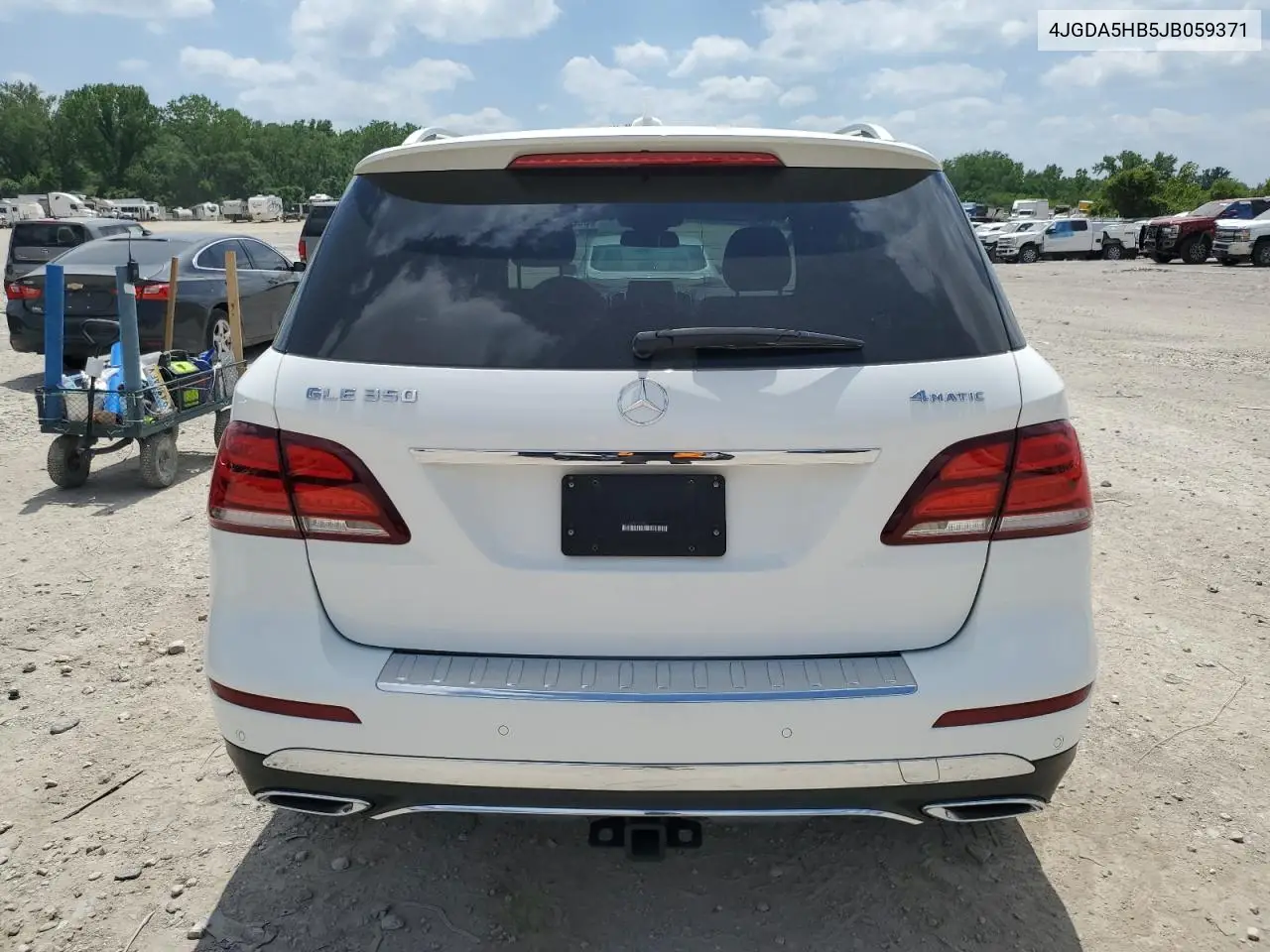 2018 Mercedes-Benz Gle 350 4Matic VIN: 4JGDA5HB5JB059371 Lot: 56865095