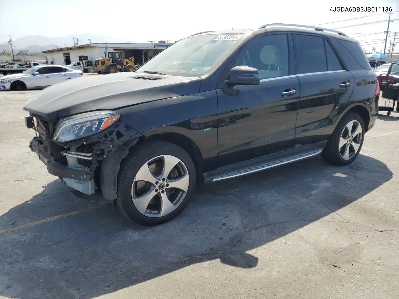 2018 Mercedes-Benz Gle 550E 4Matic VIN: 4JGDA6DB3JB011136 Lot: 57365015