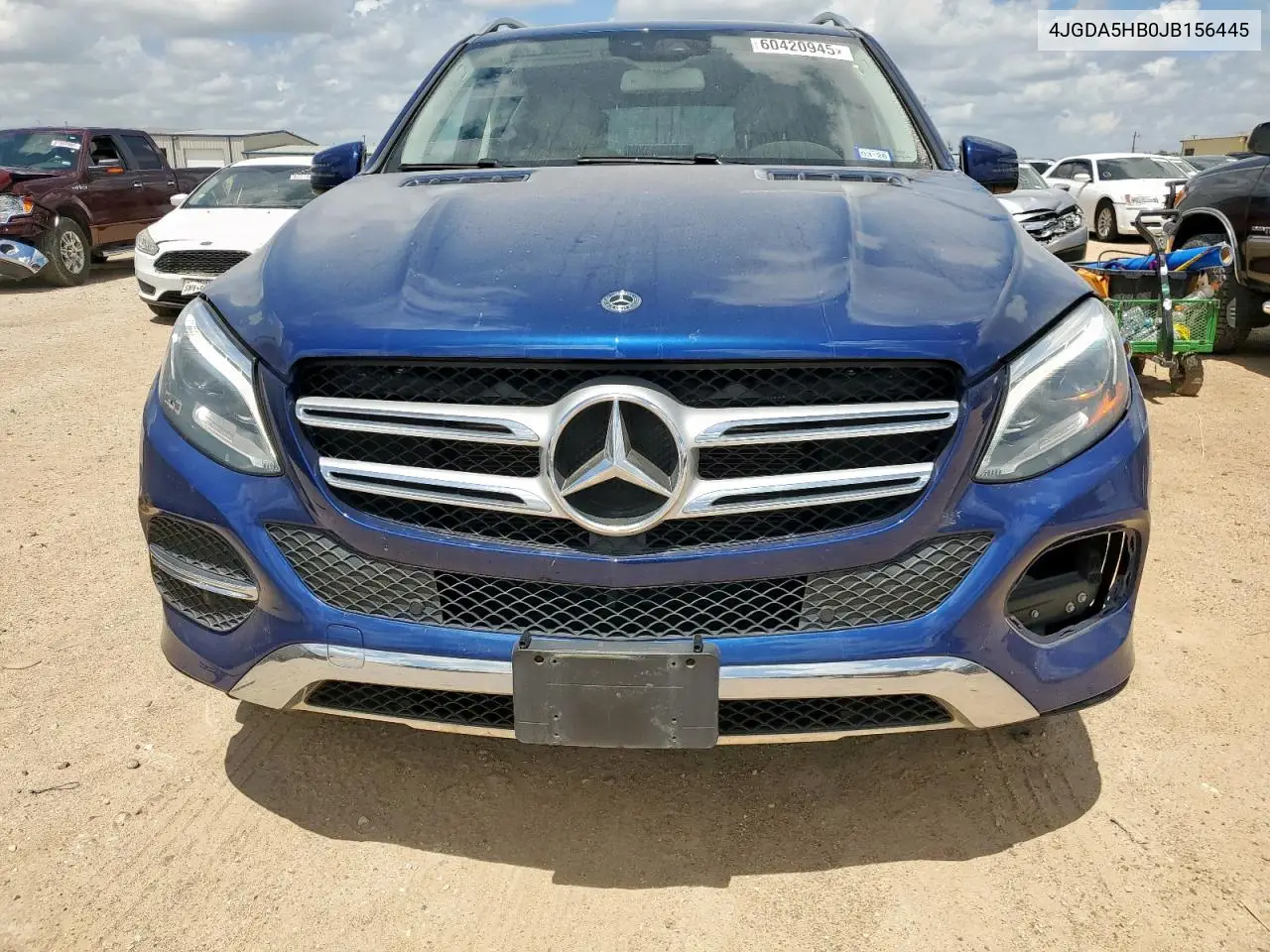 2018 Mercedes-Benz Gle 350 4Matic VIN: 4JGDA5HB0JB156445 Lot: 60420945