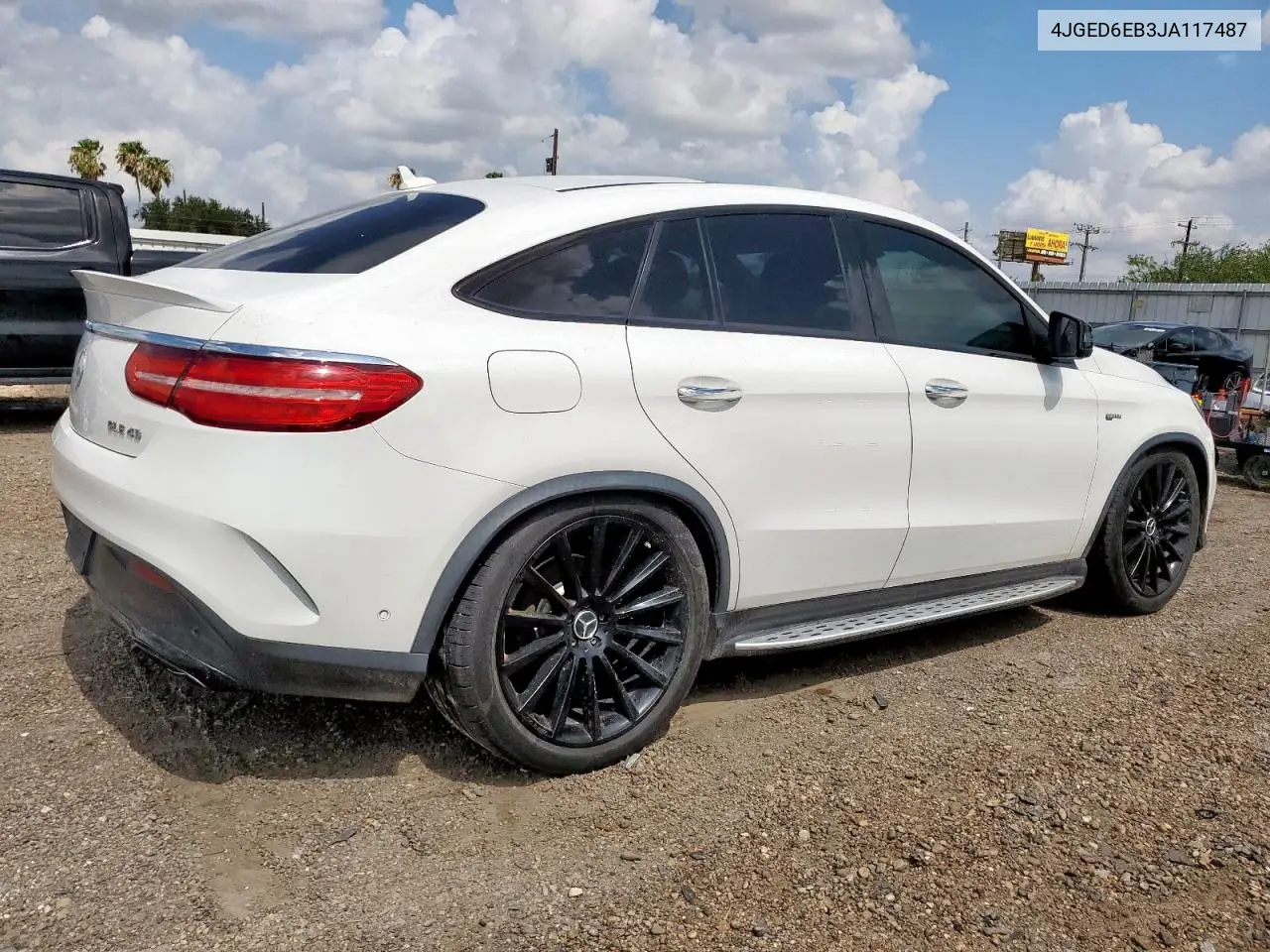 2018 Mercedes-Benz Gle Coupe 43 Amg VIN: 4JGED6EB3JA117487 Lot: 61948665