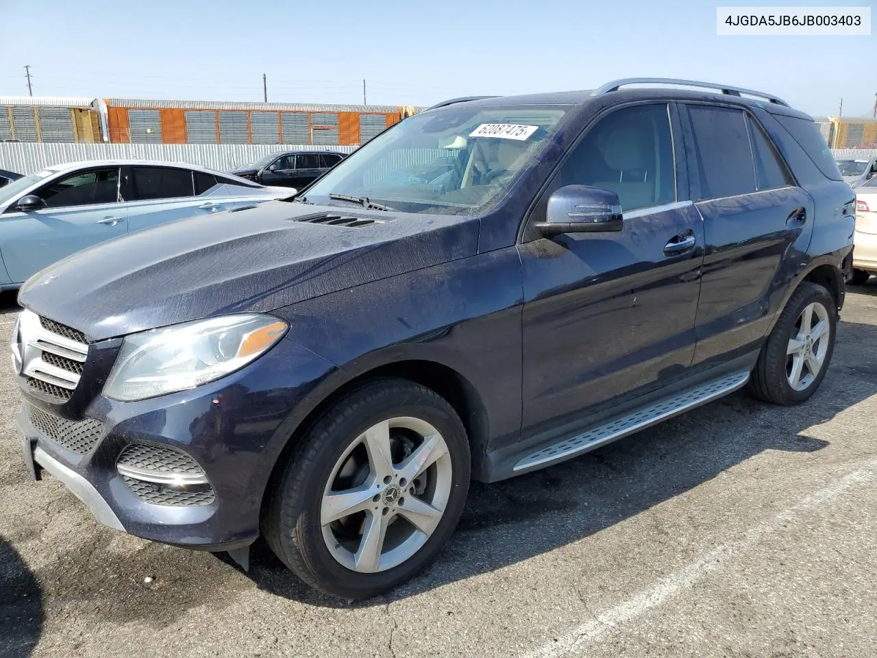 2018 Mercedes-Benz Gle 350 VIN: 4JGDA5JB6JB003403 Lot: 62087475