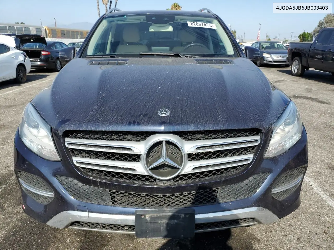 2018 Mercedes-Benz Gle 350 VIN: 4JGDA5JB6JB003403 Lot: 62087475