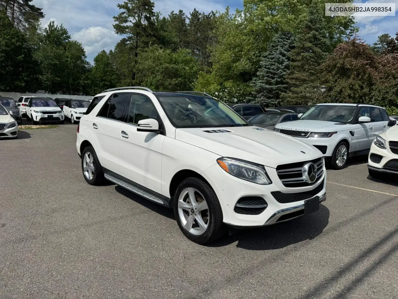 2018 Mercedes-Benz Gle 350 4Matic VIN: 4JGDA5HB2JA998354 Lot: 62409695