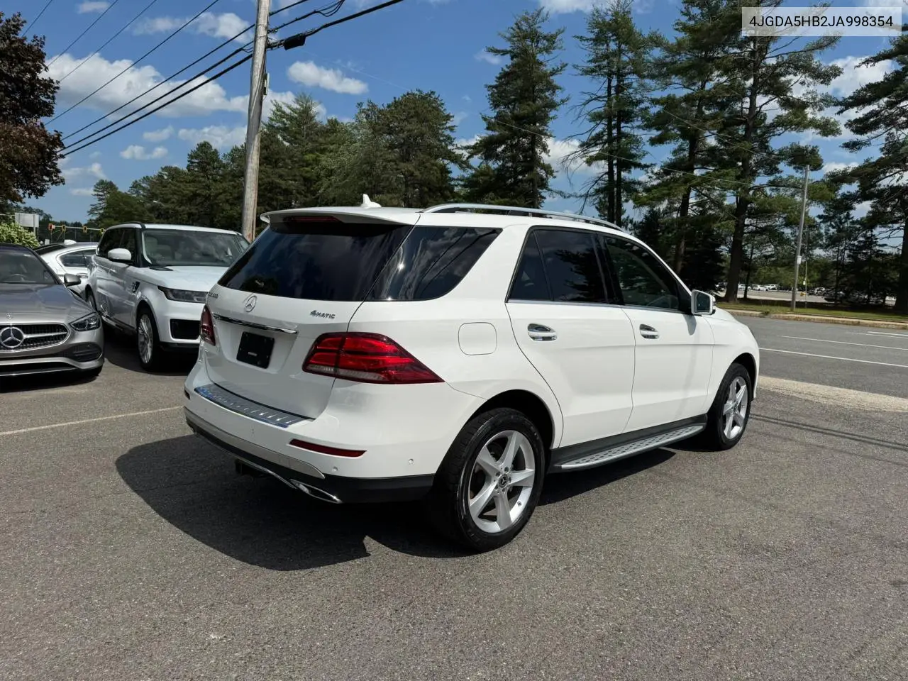 2018 Mercedes-Benz Gle 350 4Matic VIN: 4JGDA5HB2JA998354 Lot: 62409695