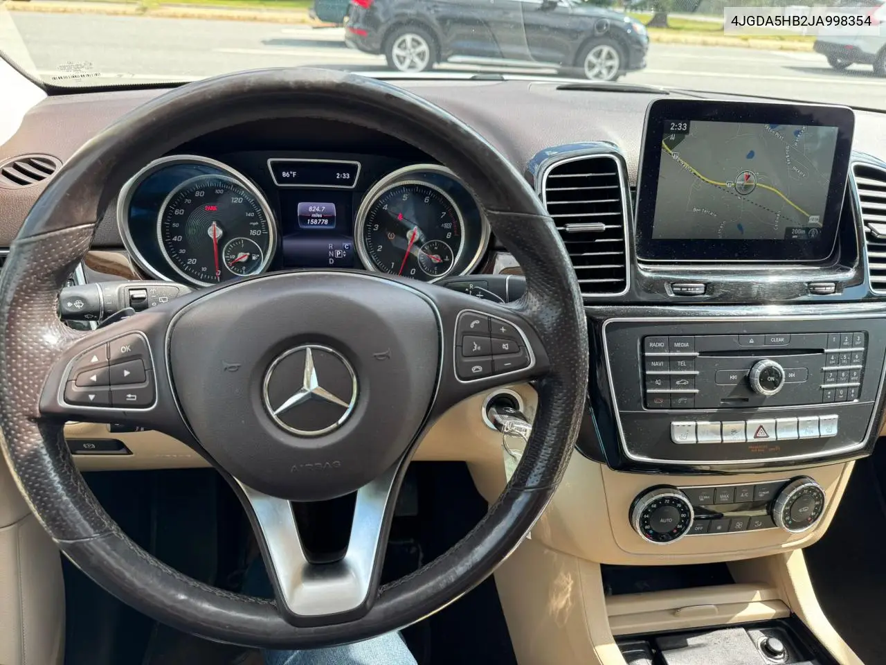 2018 Mercedes-Benz Gle 350 4Matic VIN: 4JGDA5HB2JA998354 Lot: 62409695