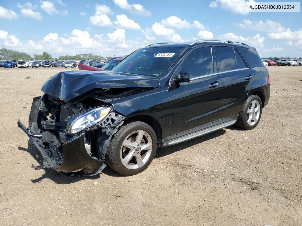 2018 Mercedes-Benz Gle 350 4Matic VIN: 4JGDA5HB6JB125541 Lot: 62525195