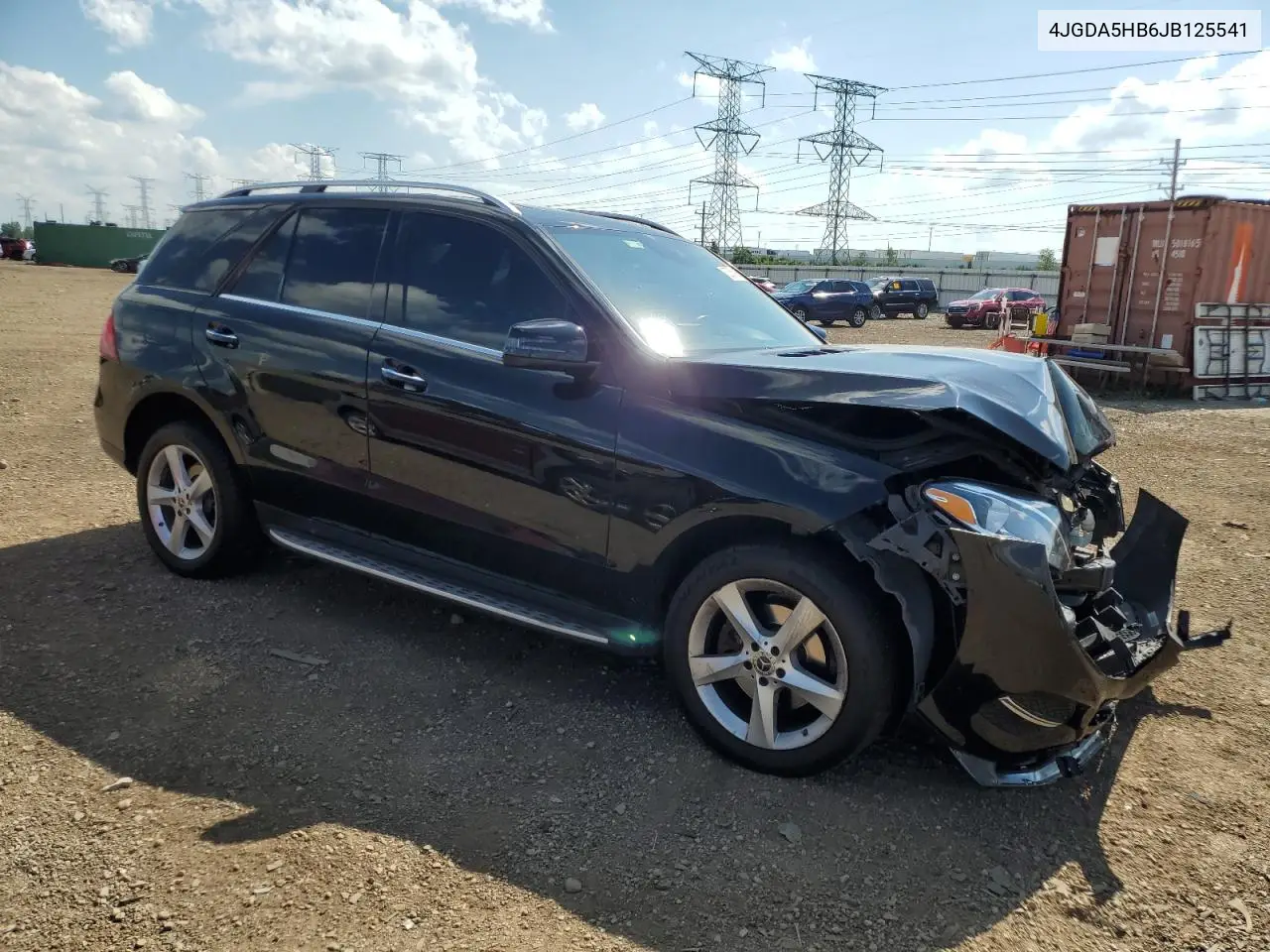 2018 Mercedes-Benz Gle 350 4Matic VIN: 4JGDA5HB6JB125541 Lot: 62525195