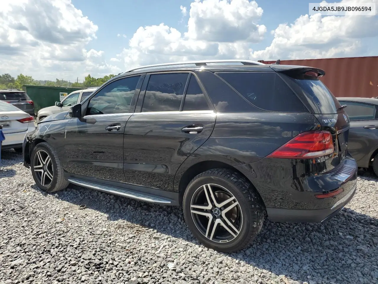 2018 Mercedes-Benz Gle 350 VIN: 4JGDA5JB9JB096594 Lot: 65082195