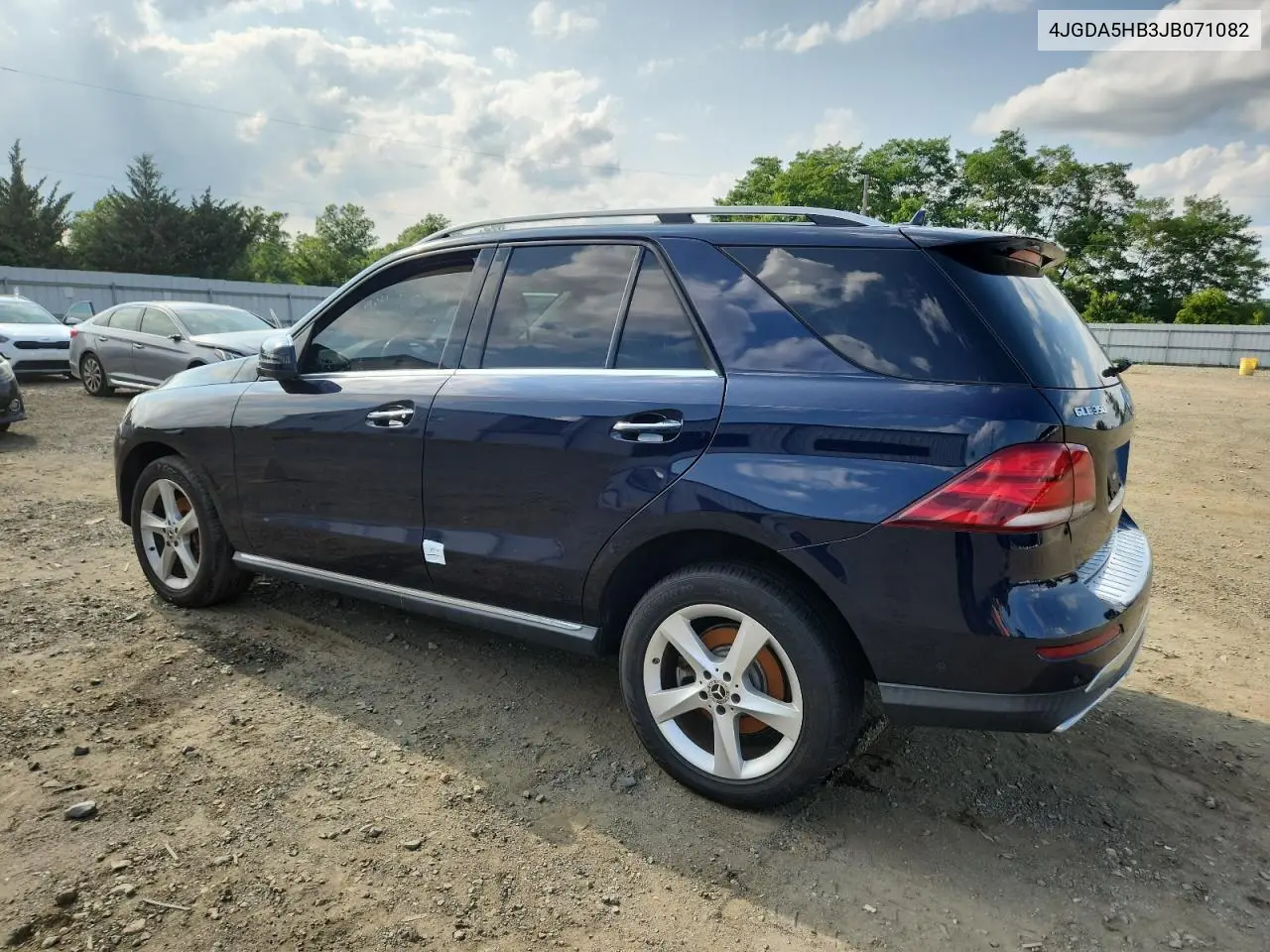 2018 Mercedes-Benz Gle 350 4Matic VIN: 4JGDA5HB3JB071082 Lot: 66146705