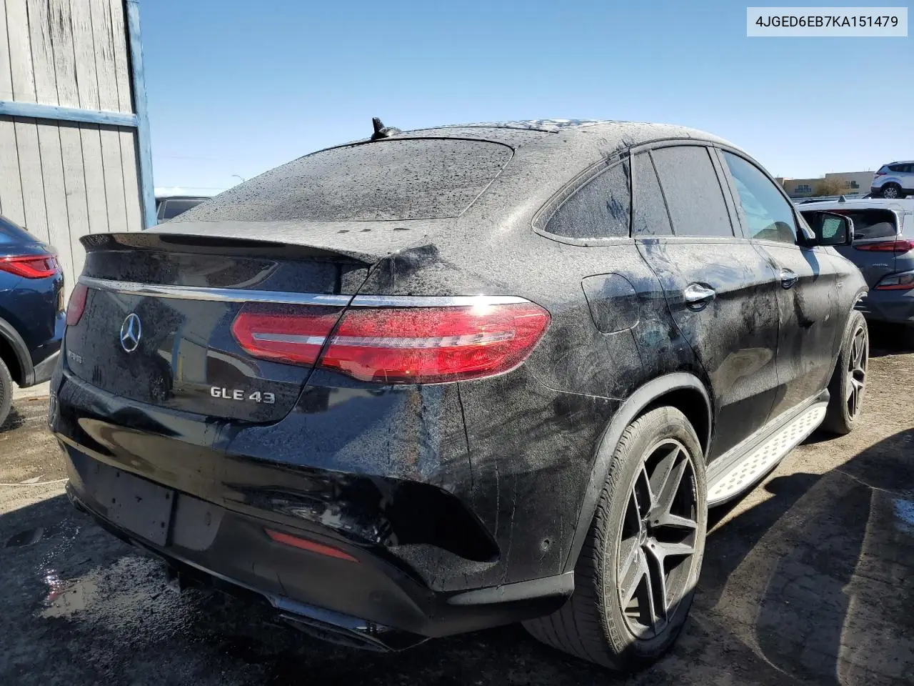 2019 Mercedes-Benz Gle Coupe 43 Amg VIN: 4JGED6EB7KA151479 Lot: 48959975