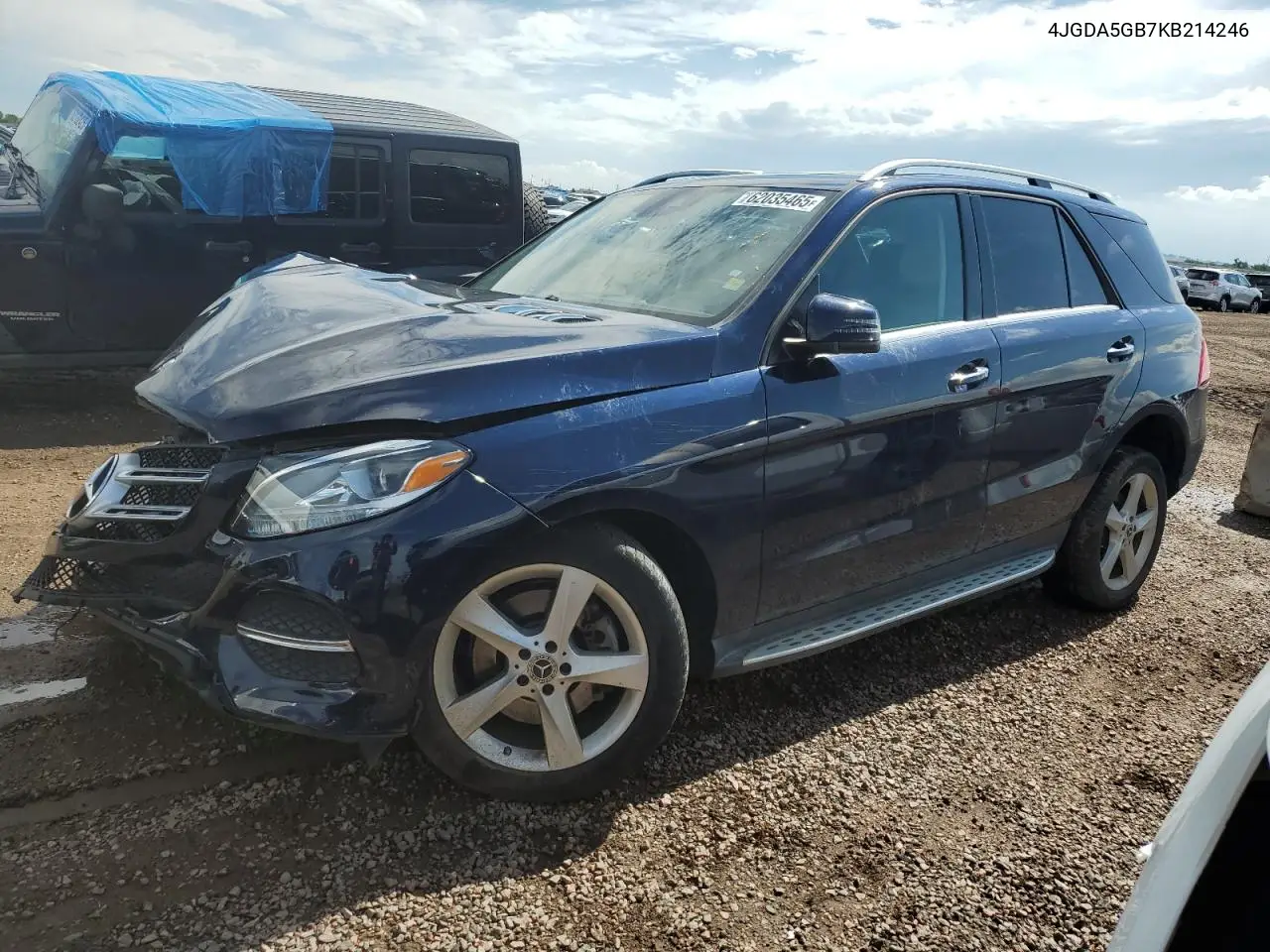 2019 Mercedes-Benz Gle 400 4Matic VIN: 4JGDA5GB7KB214246 Lot: 62035465