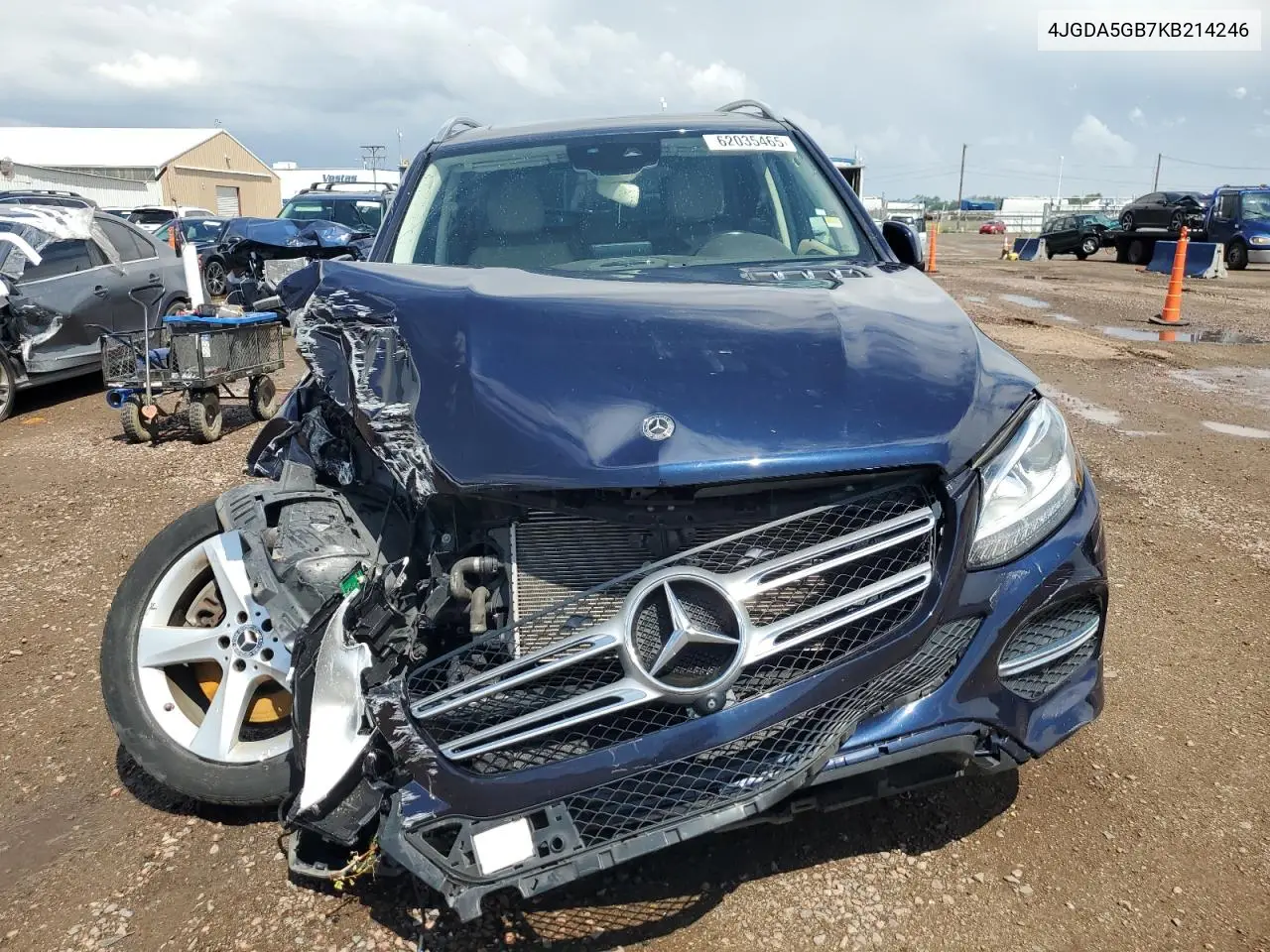 2019 Mercedes-Benz Gle 400 4Matic VIN: 4JGDA5GB7KB214246 Lot: 62035465