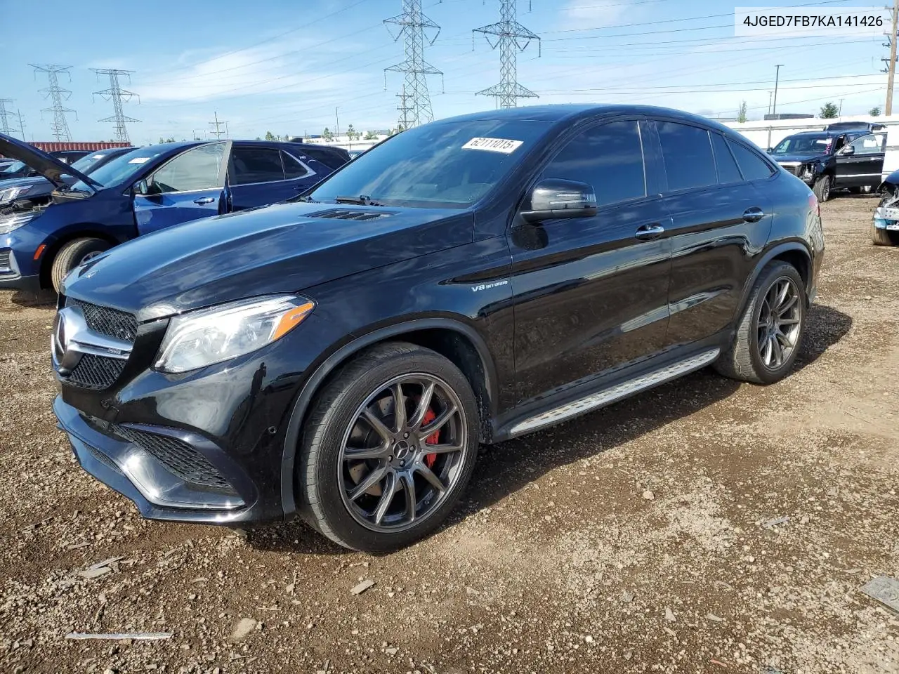 2019 Mercedes-Benz Gle Coupe 63 Amg-S VIN: 4JGED7FB7KA141426 Lot: 62111015