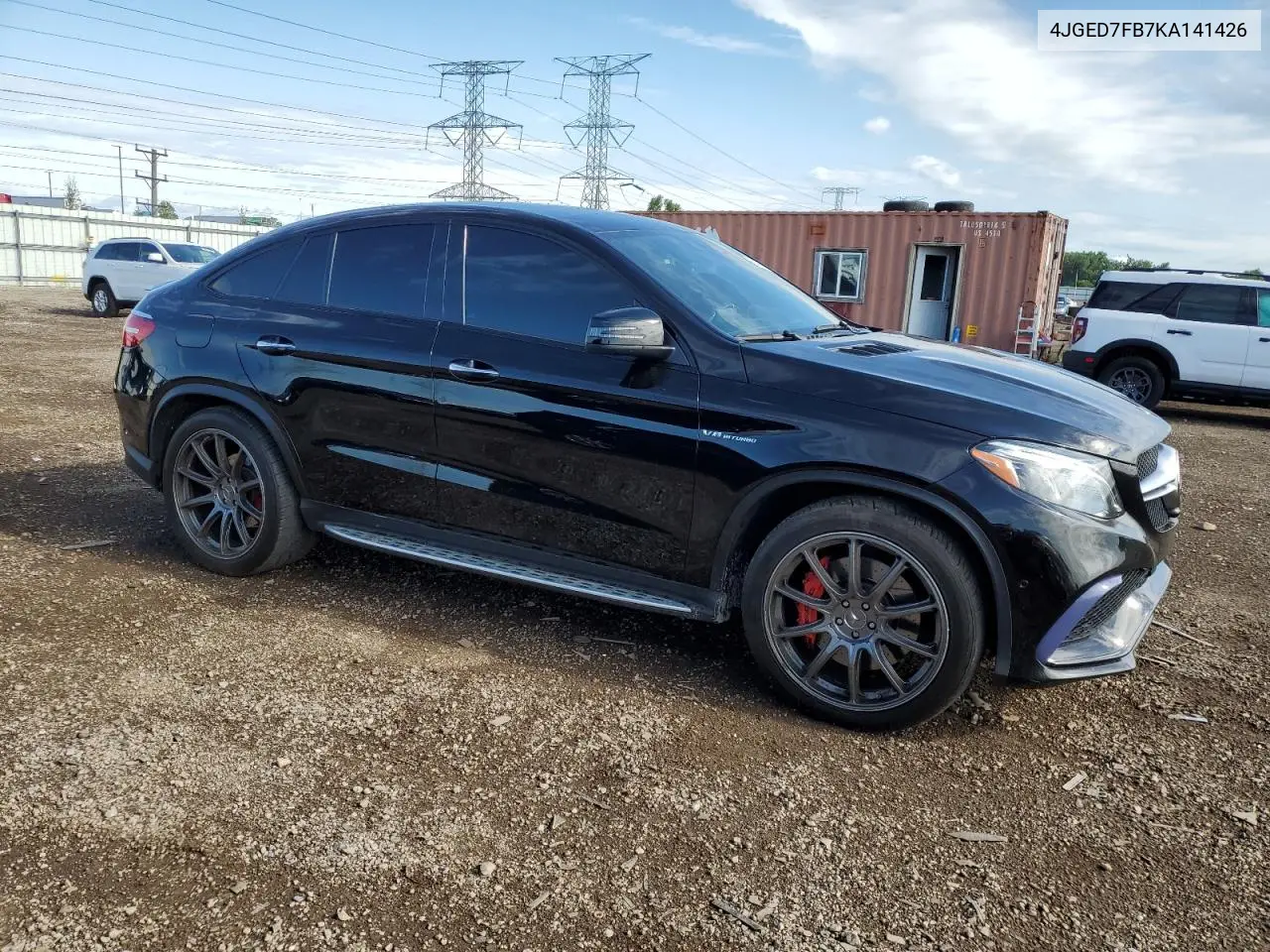 2019 Mercedes-Benz Gle Coupe 63 Amg-S VIN: 4JGED7FB7KA141426 Lot: 62111015