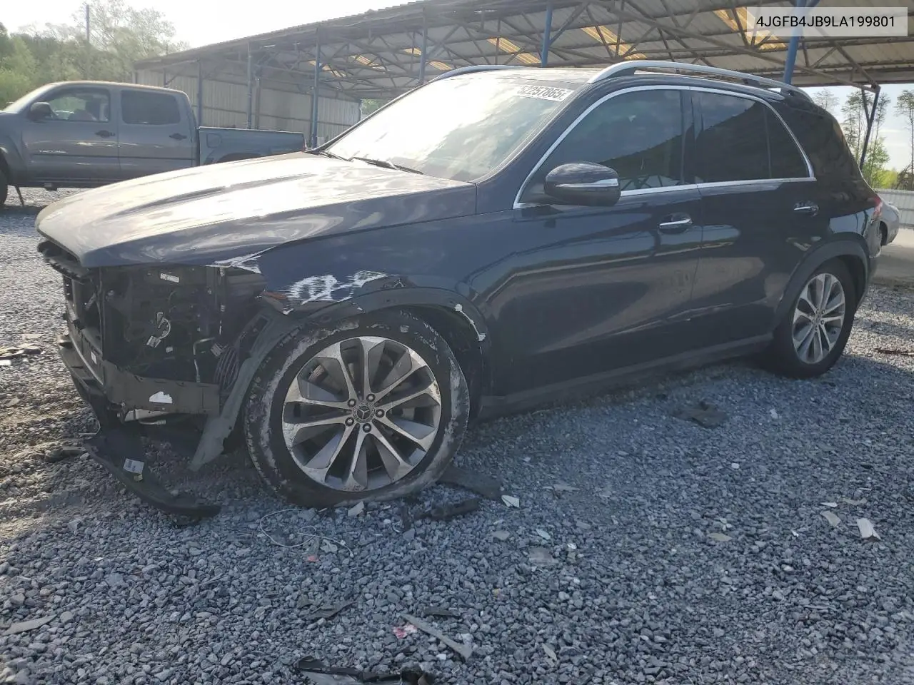 2020 Mercedes-Benz Gle 350 VIN: 4JGFB4JB9LA199801 Lot: 52257865