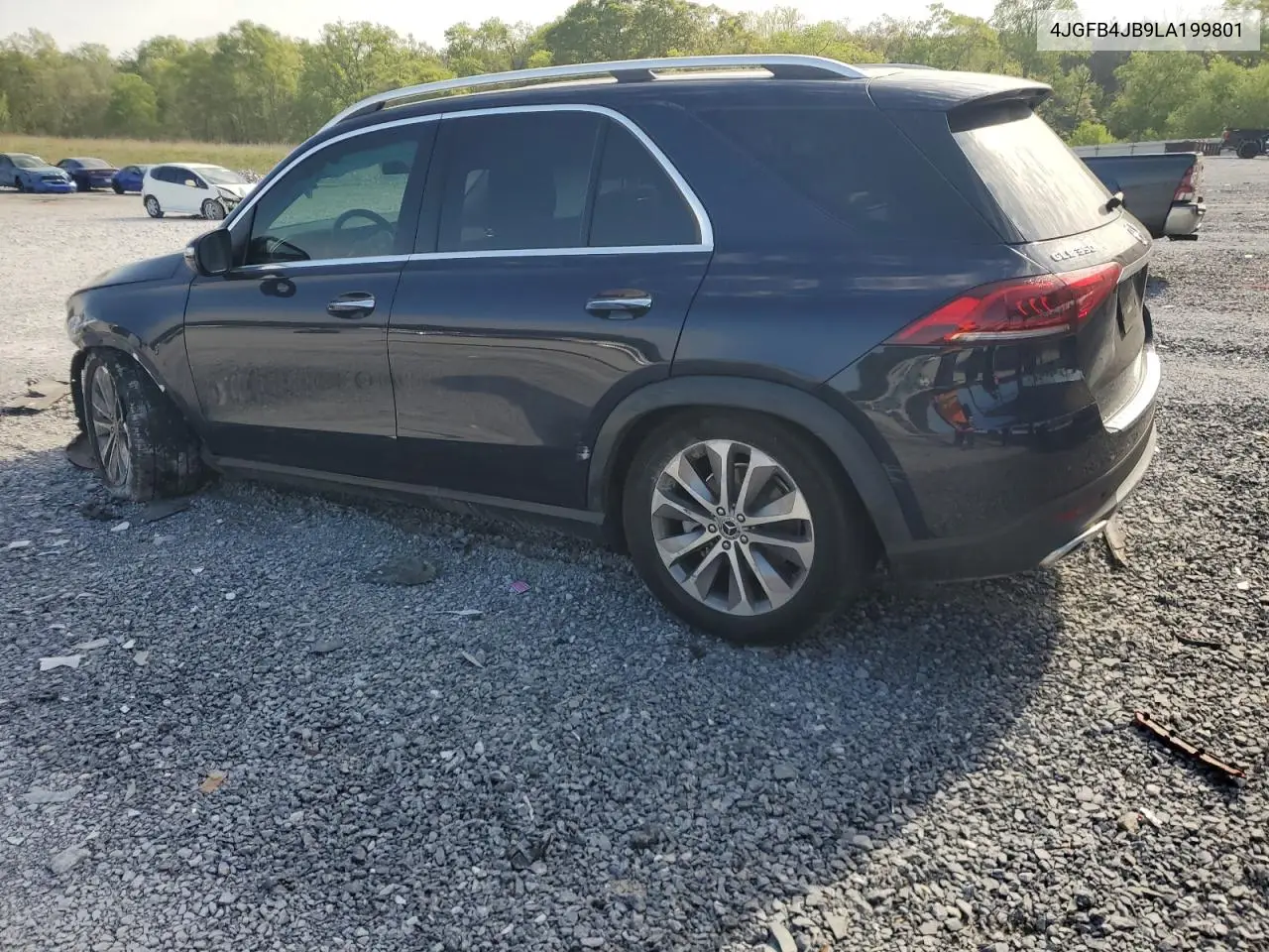 2020 Mercedes-Benz Gle 350 VIN: 4JGFB4JB9LA199801 Lot: 52257865