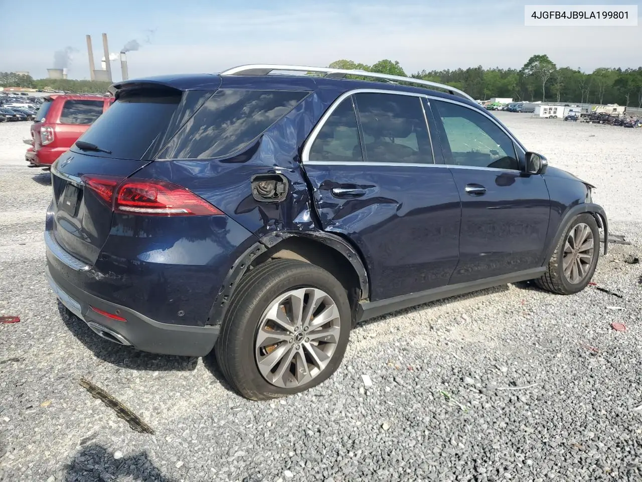 2020 Mercedes-Benz Gle 350 VIN: 4JGFB4JB9LA199801 Lot: 52257865