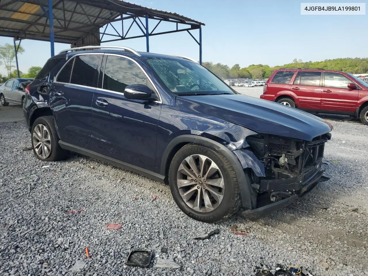 2020 Mercedes-Benz Gle 350 VIN: 4JGFB4JB9LA199801 Lot: 52257865