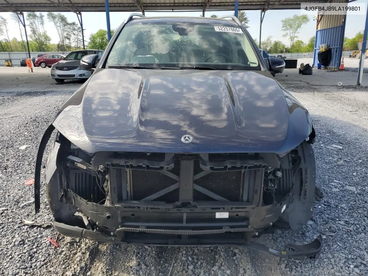 2020 Mercedes-Benz Gle 350 VIN: 4JGFB4JB9LA199801 Lot: 52257865