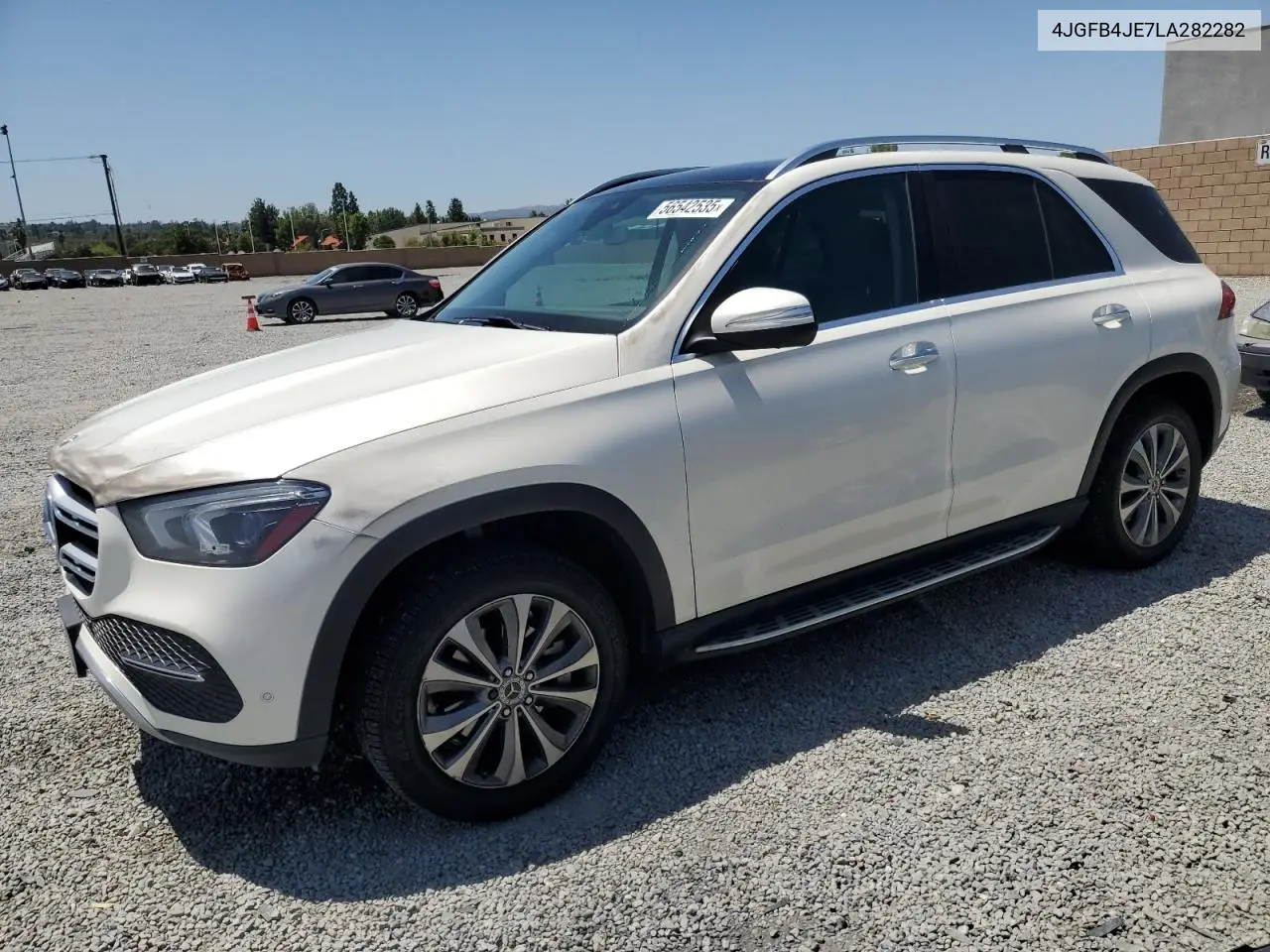 2020 Mercedes-Benz Gle 350 VIN: 4JGFB4JE7LA282282 Lot: 56542535