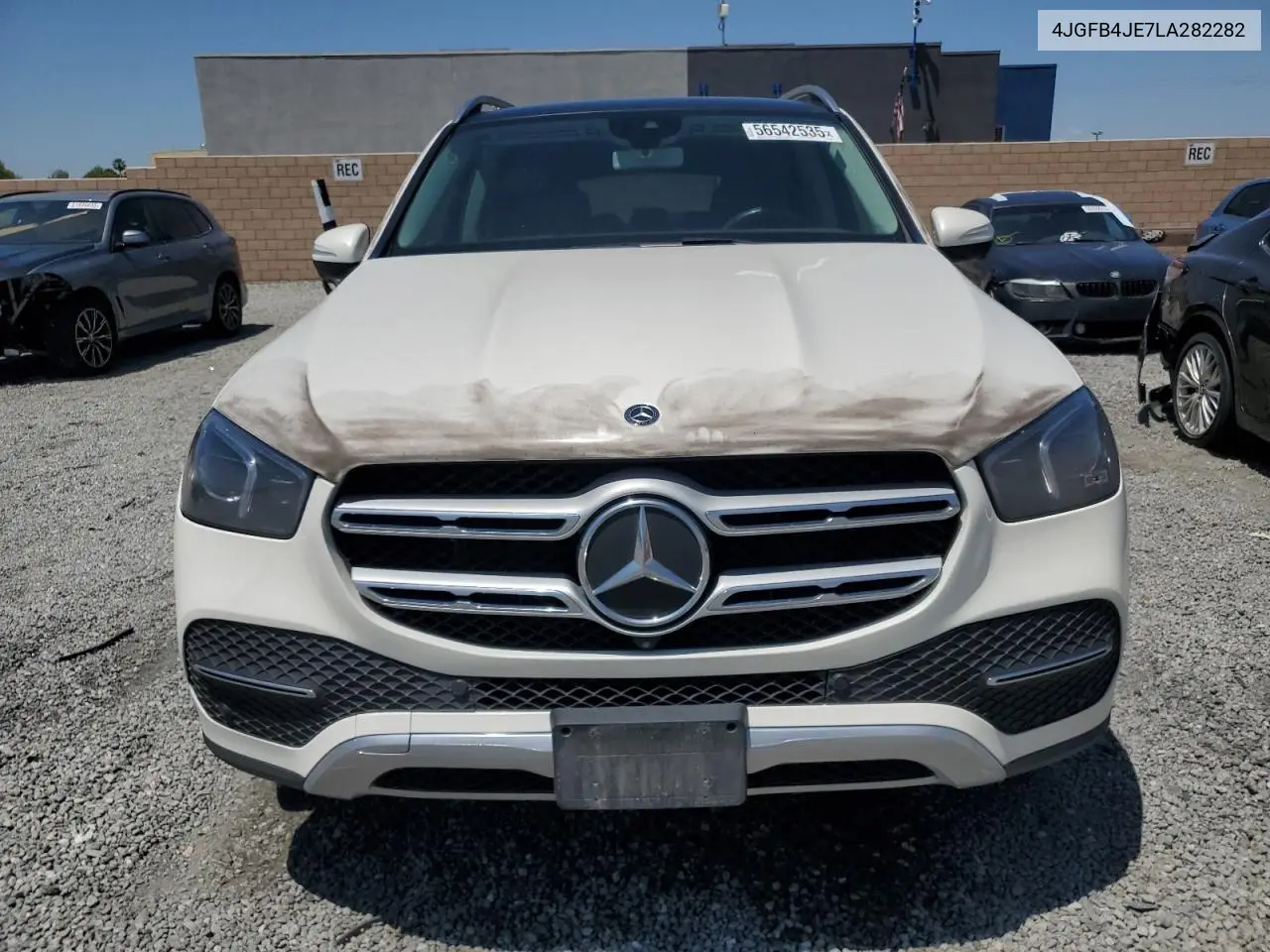2020 Mercedes-Benz Gle 350 VIN: 4JGFB4JE7LA282282 Lot: 56542535