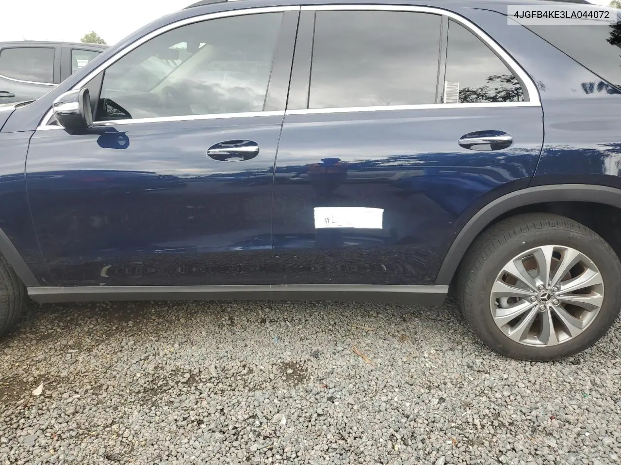 2020 Mercedes-Benz Gle 350 4Matic VIN: 4JGFB4KE3LA044072 Lot: 56577395