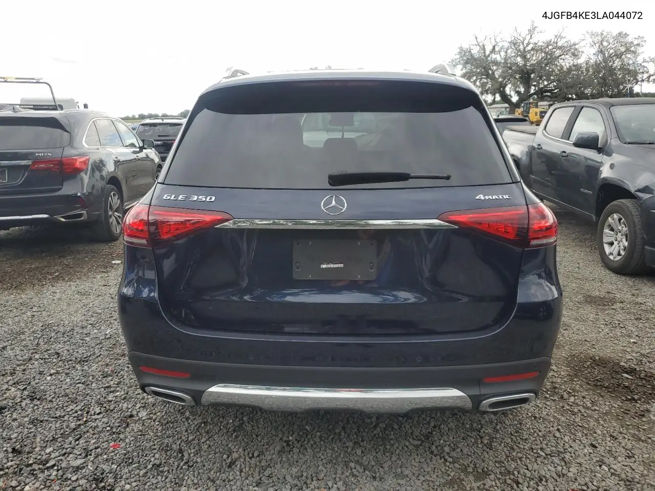 2020 Mercedes-Benz Gle 350 4Matic VIN: 4JGFB4KE3LA044072 Lot: 56577395