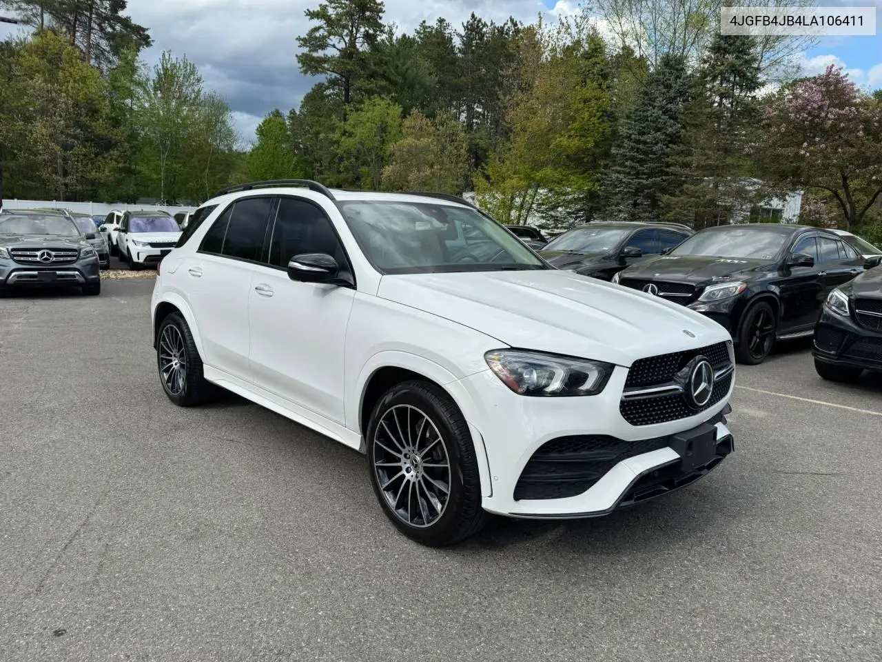 2020 Mercedes-Benz Gle 350 VIN: 4JGFB4JB4LA106411 Lot: 56888595
