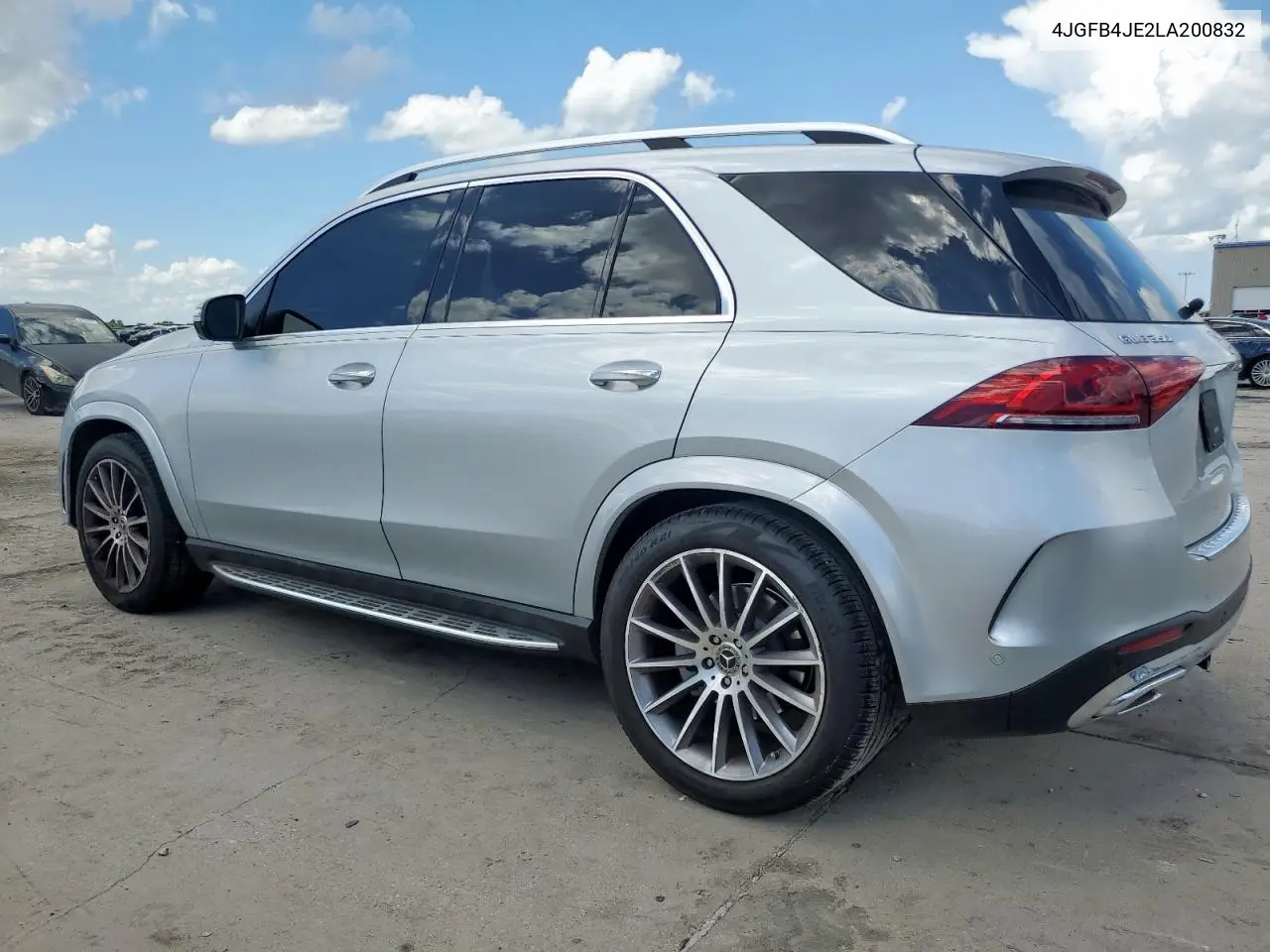 2020 Mercedes-Benz Gle 350 VIN: 4JGFB4JE2LA200832 Lot: 62559995