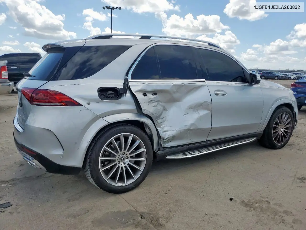 2020 Mercedes-Benz Gle 350 VIN: 4JGFB4JE2LA200832 Lot: 62559995