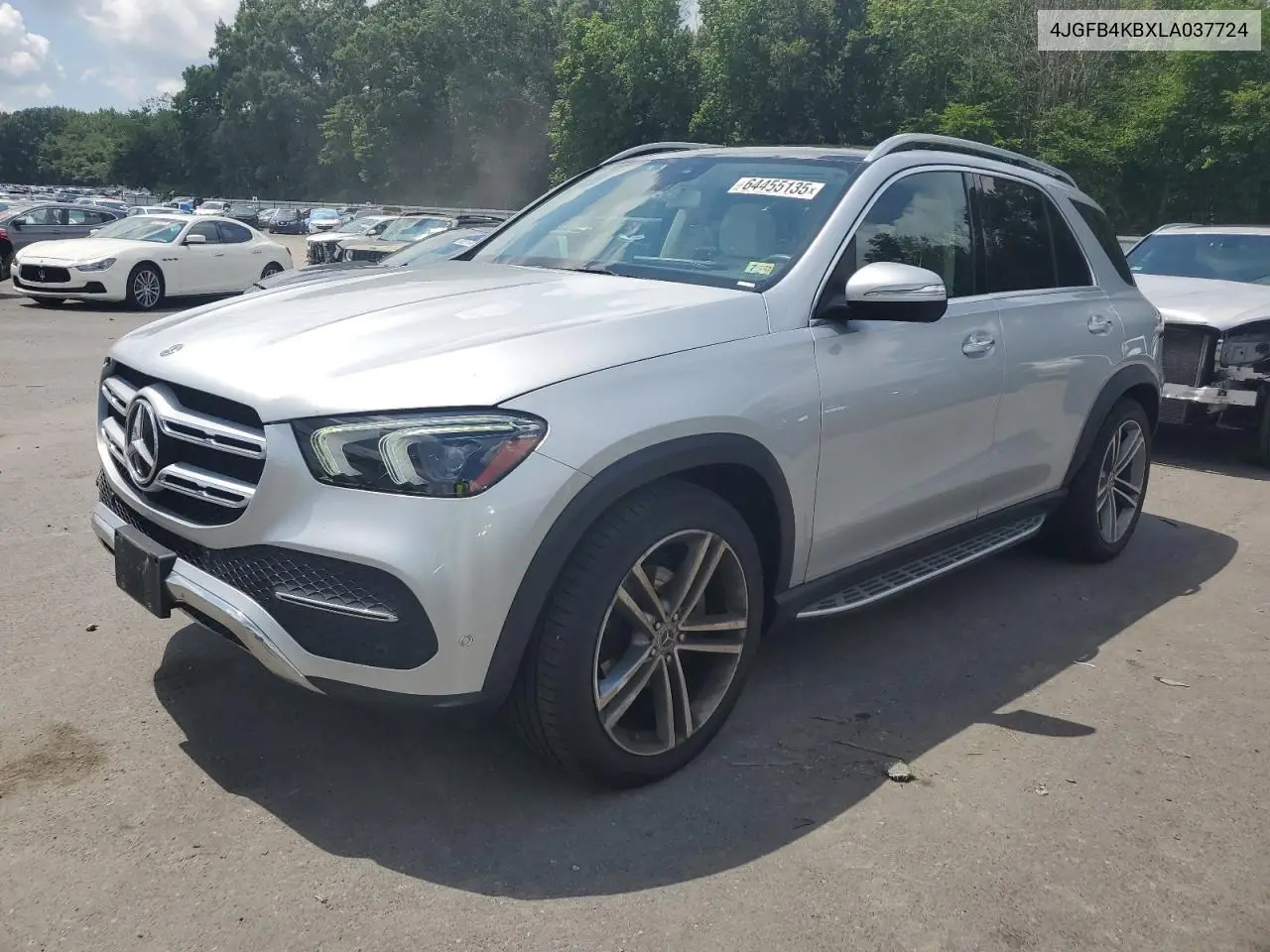 2020 Mercedes-Benz Gle 350 4Matic VIN: 4JGFB4KBXLA037724 Lot: 64455135