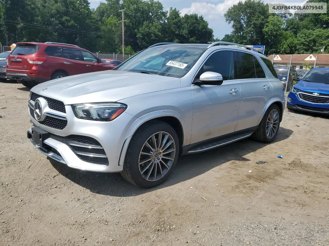 2020 Mercedes-Benz Gle 350 4Matic VIN: 4JGFB4KB0LA079948 Lot: 65437165