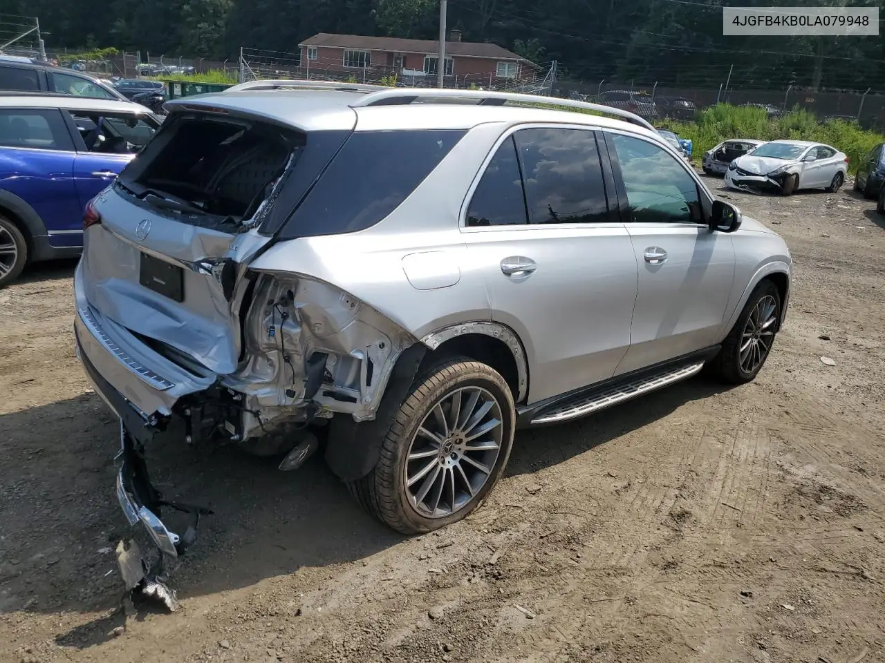 2020 Mercedes-Benz Gle 350 4Matic VIN: 4JGFB4KB0LA079948 Lot: 65437165