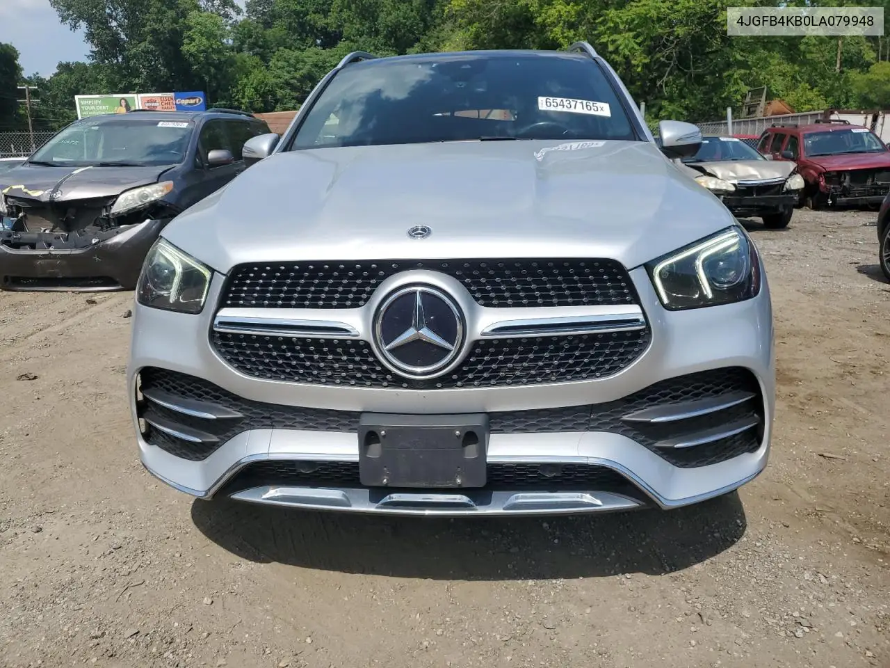 2020 Mercedes-Benz Gle 350 4Matic VIN: 4JGFB4KB0LA079948 Lot: 65437165