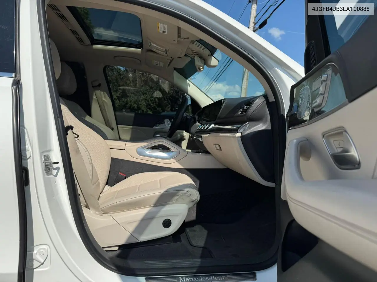 2020 Mercedes-Benz Gle 350 VIN: 4JGFB4JB3LA100888 Lot: 65457945