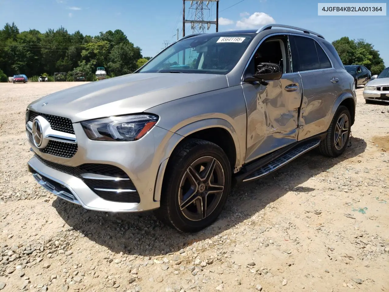 2020 Mercedes-Benz Gle 350 4Matic VIN: 4JGFB4KB2LA001364 Lot: 65641195