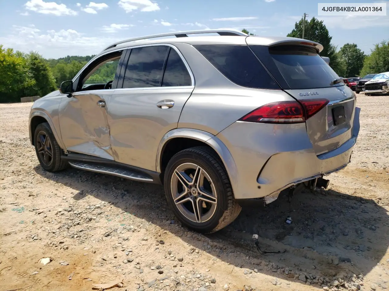 2020 Mercedes-Benz Gle 350 4Matic VIN: 4JGFB4KB2LA001364 Lot: 65641195