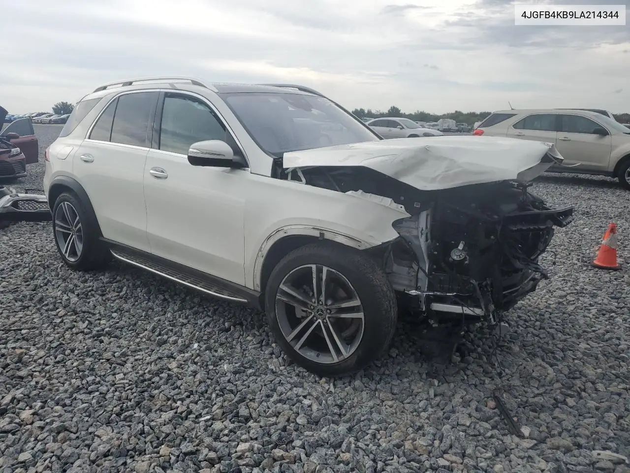 2020 Mercedes-Benz Gle 350 4Matic VIN: 4JGFB4KB9LA214344 Lot: 66032565