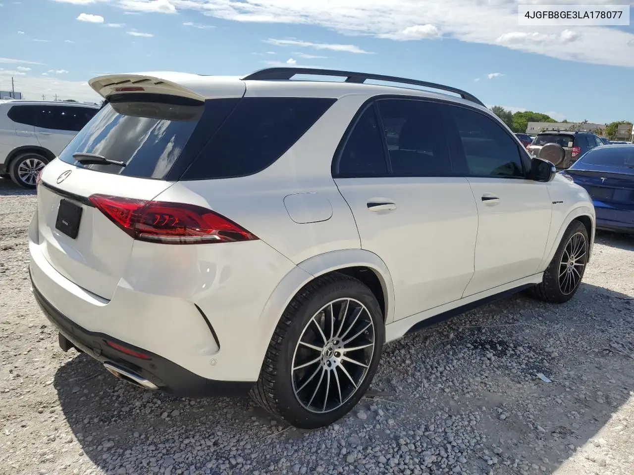 2020 Mercedes-Benz Gle 580 4Matic VIN: 4JGFB8GE3LA178077 Lot: 66104965