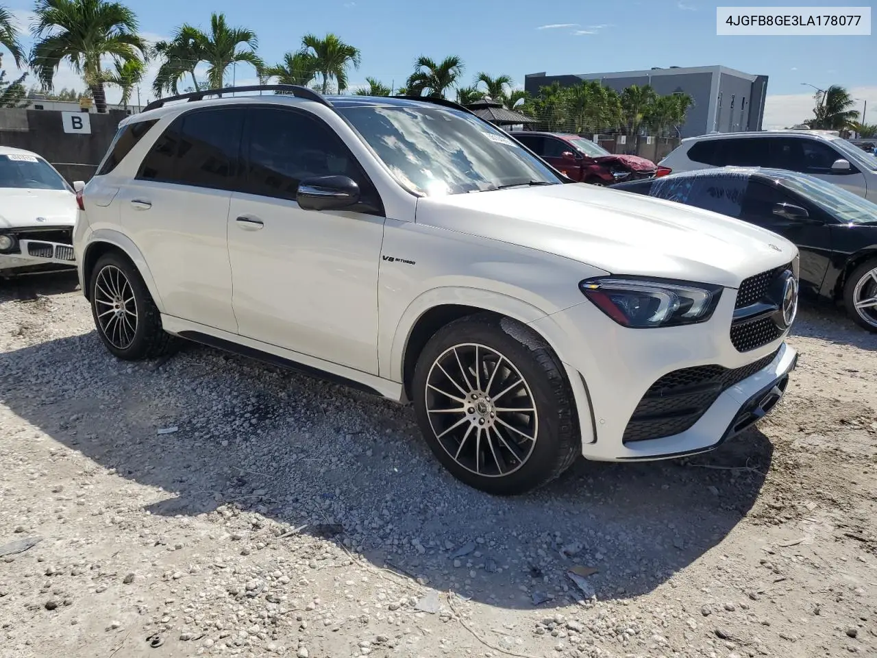 2020 Mercedes-Benz Gle 580 4Matic VIN: 4JGFB8GE3LA178077 Lot: 66104965