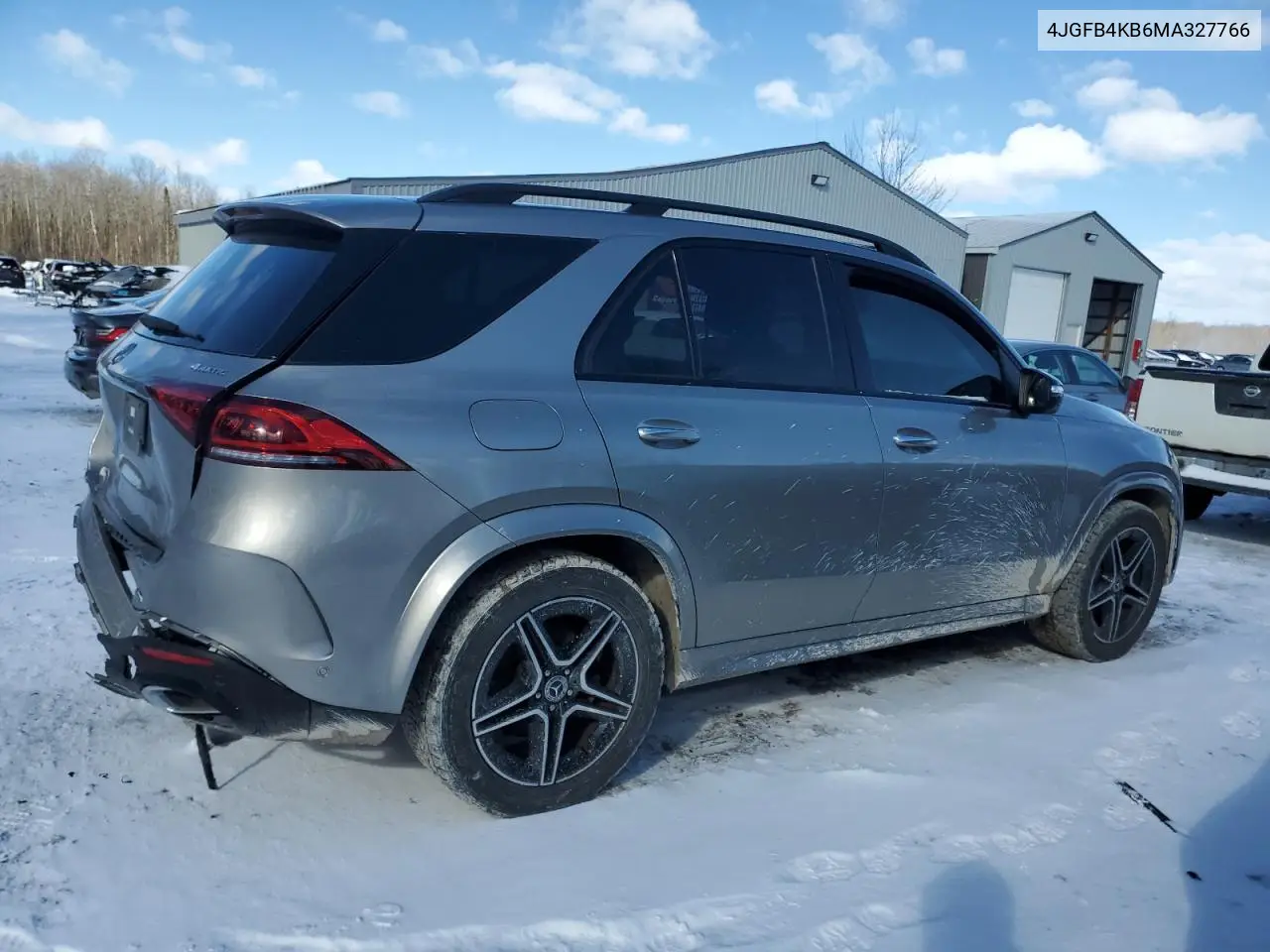 2021 Mercedes-Benz Gle 350 4Matic VIN: 4JGFB4KB6MA327766 Lot: 47952285