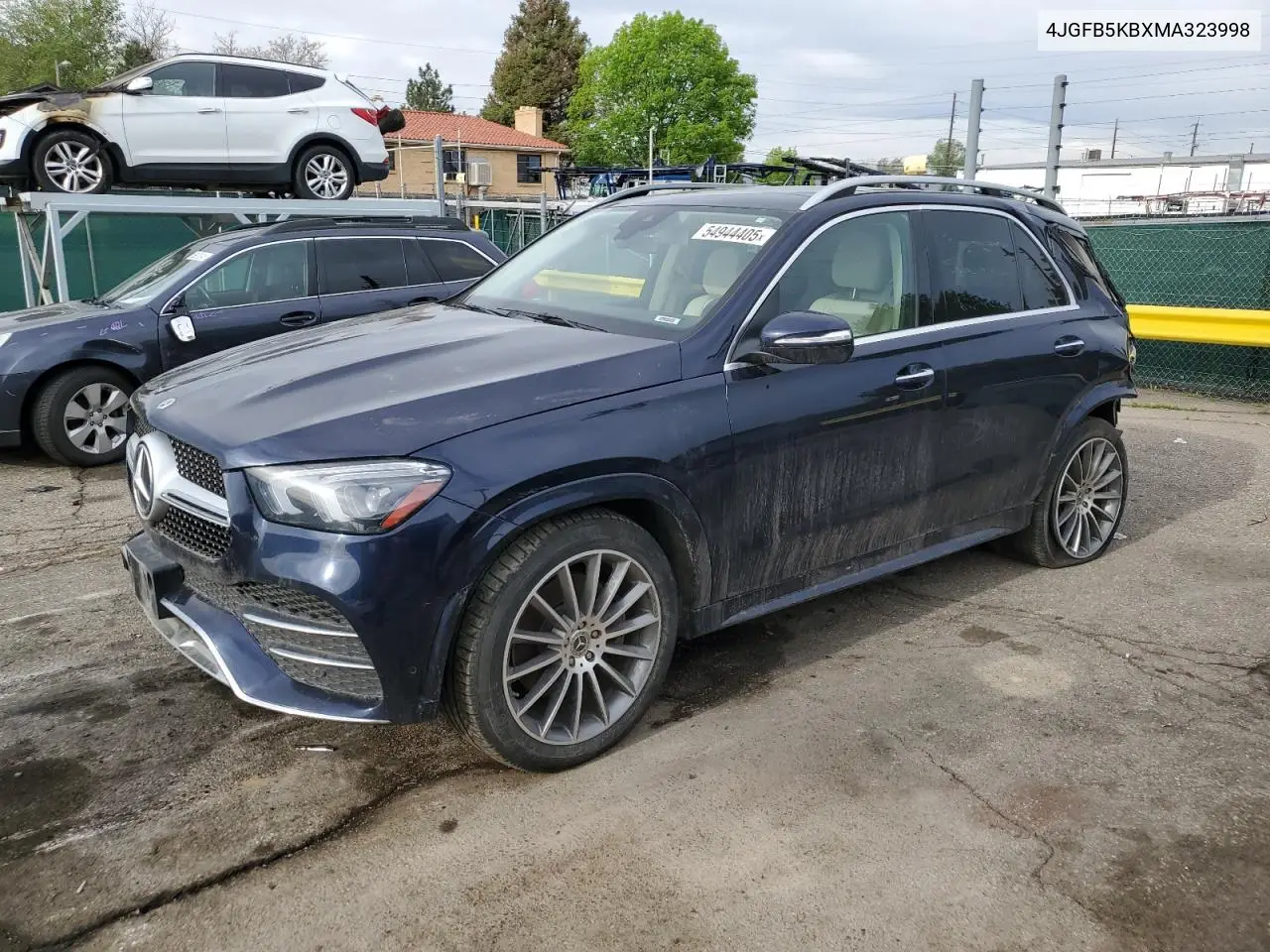2021 Mercedes-Benz Gle 450 4Matic VIN: 4JGFB5KBXMA323998 Lot: 54944405