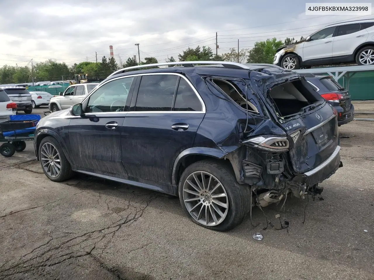 2021 Mercedes-Benz Gle 450 4Matic VIN: 4JGFB5KBXMA323998 Lot: 54944405