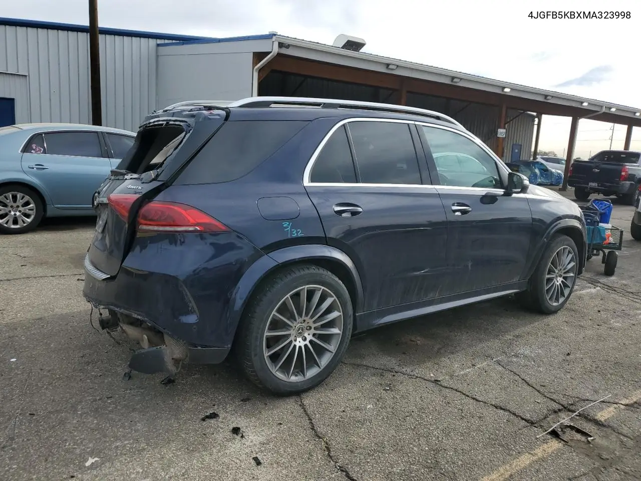 2021 Mercedes-Benz Gle 450 4Matic VIN: 4JGFB5KBXMA323998 Lot: 54944405