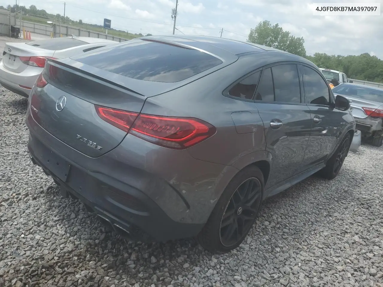 2021 Mercedes-Benz Gle Coupe 63 S 4Matic Amg VIN: 4JGFD8KB7MA397097 Lot: 55479225