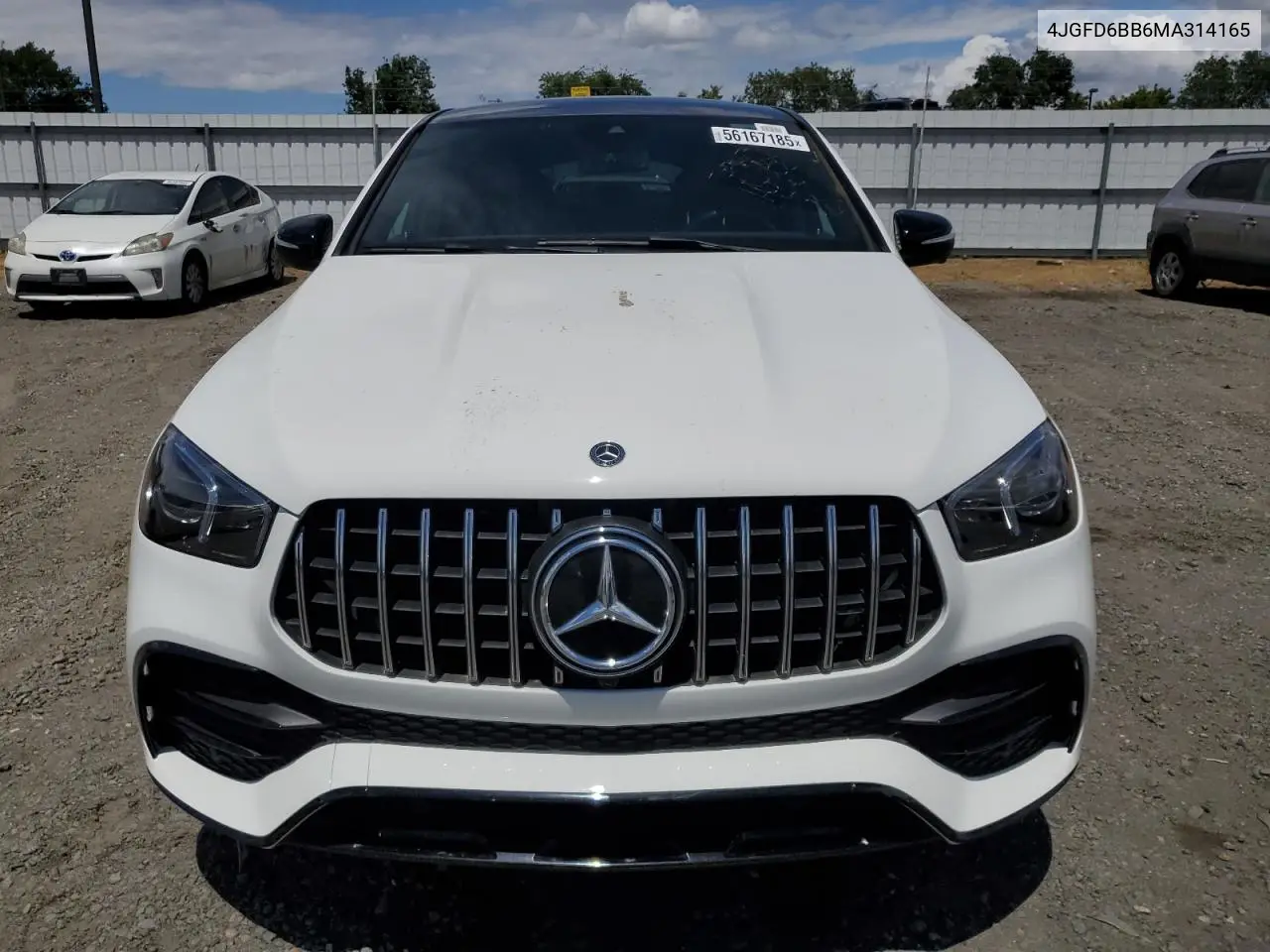 2021 Mercedes-Benz Gle Coupe Amg 53 4Matic VIN: 4JGFD6BB6MA314165 Lot: 56167185