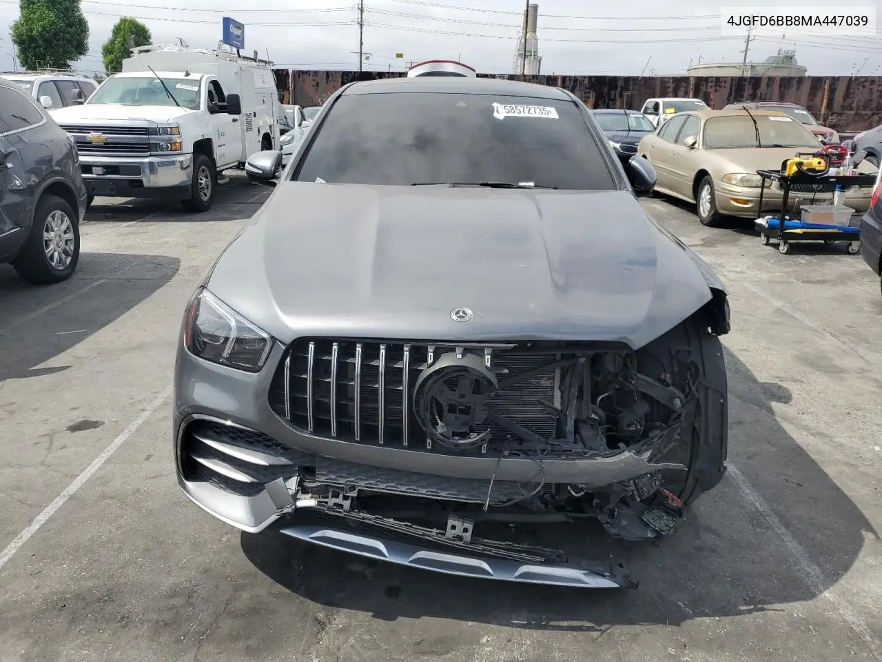 2021 Mercedes-Benz Gle Coupe Amg 53 4Matic VIN: 4JGFD6BB8MA447039 Lot: 58572735