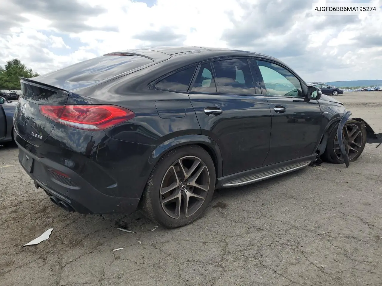 2021 Mercedes-Benz Gle Coupe Amg 53 4Matic VIN: 4JGFD6BB6MA195274 Lot: 61463105