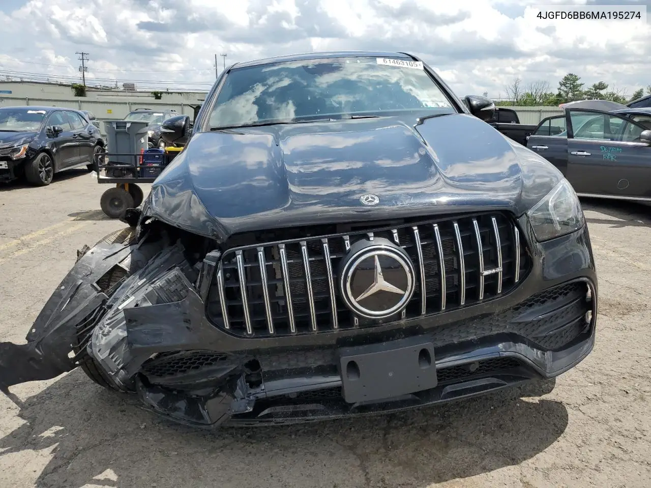 2021 Mercedes-Benz Gle Coupe Amg 53 4Matic VIN: 4JGFD6BB6MA195274 Lot: 61463105