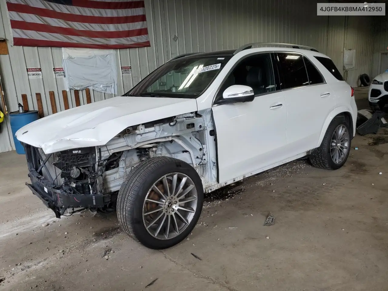 2021 Mercedes-Benz Gle 350 4Matic VIN: 4JGFB4KB8MA412950 Lot: 62020225